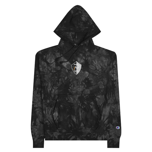 Perfect Soccer Shield | Unisex Champion tie-dye hoodie