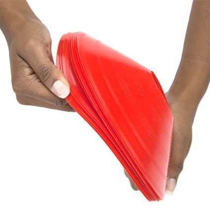 Premium Soccer Cones (20 Pack) - The Only Agility Cones w/ LIFETIME WARRANTY - Training cones are MLS Soccer Player Endorsed