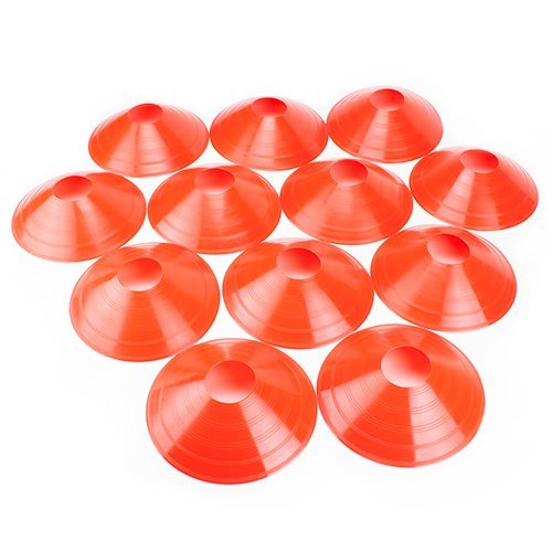 Premium Soccer Cones (20 Pack) - The Only Agility Cones w/ LIFETIME WARRANTY - Training cones are MLS Soccer Player Endorsed