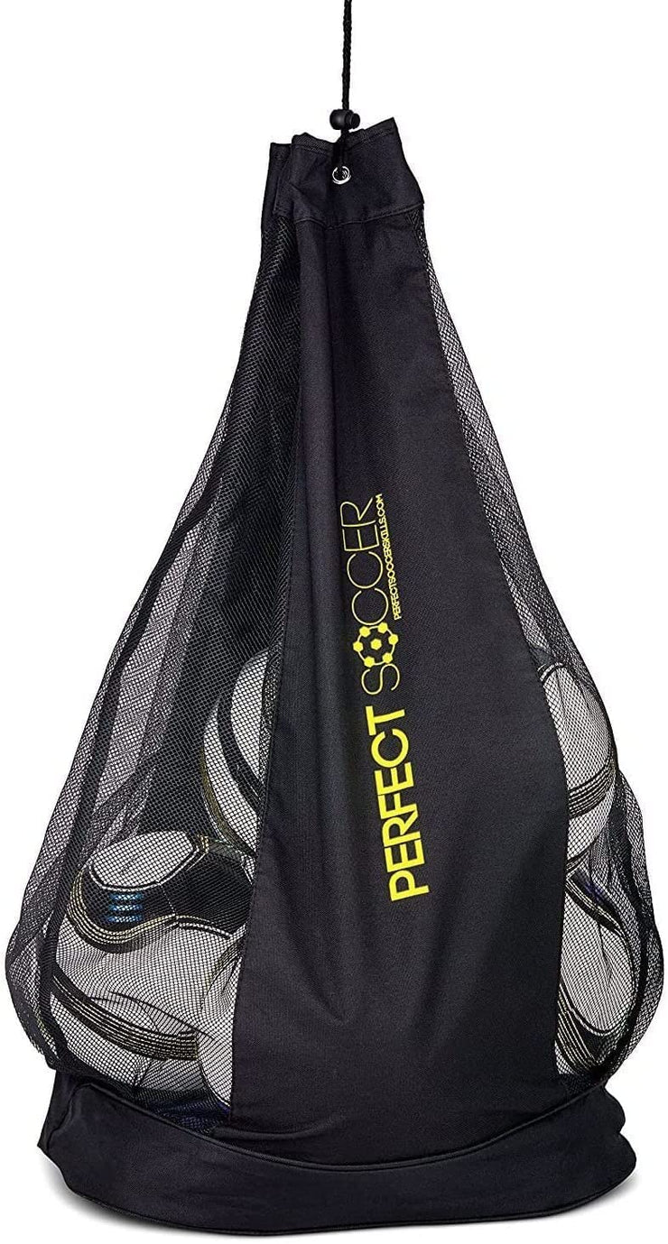 Soccer Balls Size 5 w/Soccer Ball Bag Excellent Designed to Hold Air Durable Swerve and Curve Soccer Ball Size 5 Indoor/Outdoor Soccer Ball for Beginners, Pros & Semi-Pro
