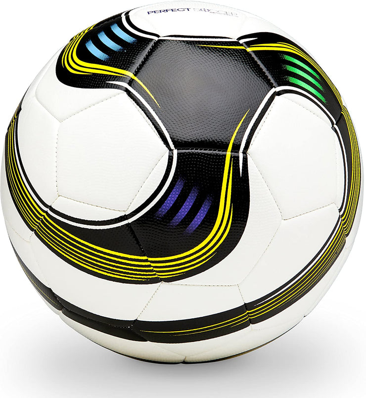 Perfect Soccer Ball Size 5 Designed to Hold Pressure Pelota De Futbol Durable Youth Soccer Ball Rockets Off Your Foot | Made for Adults & Youth